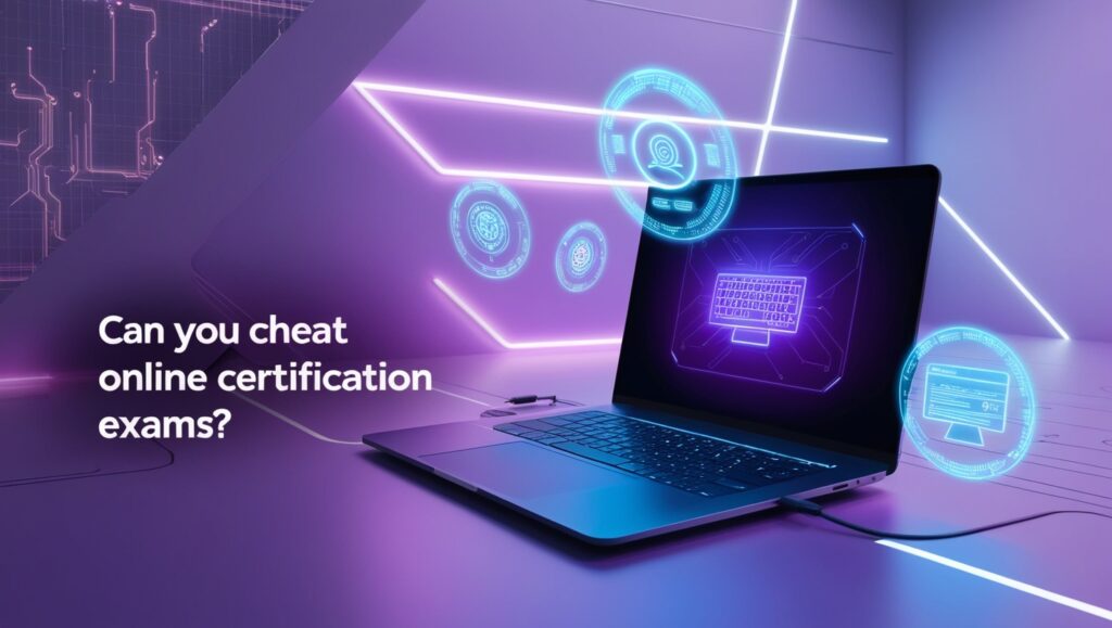 cheat on online certification exam